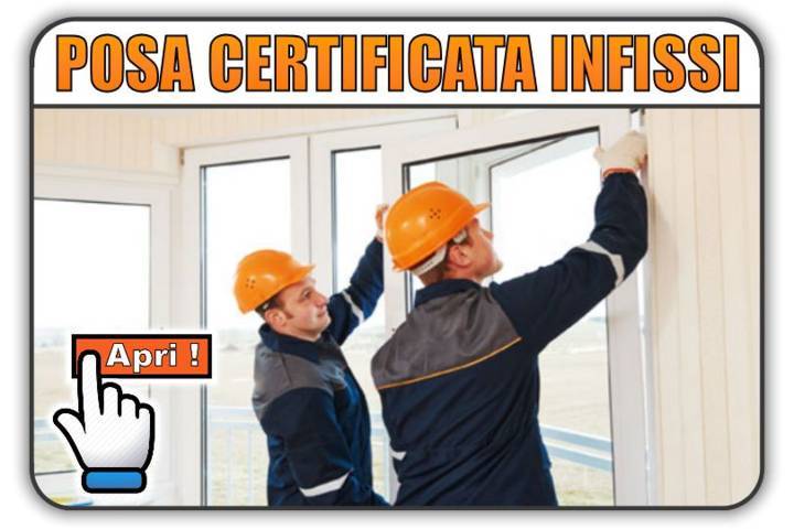 posa certificata infissi Pavia finestre